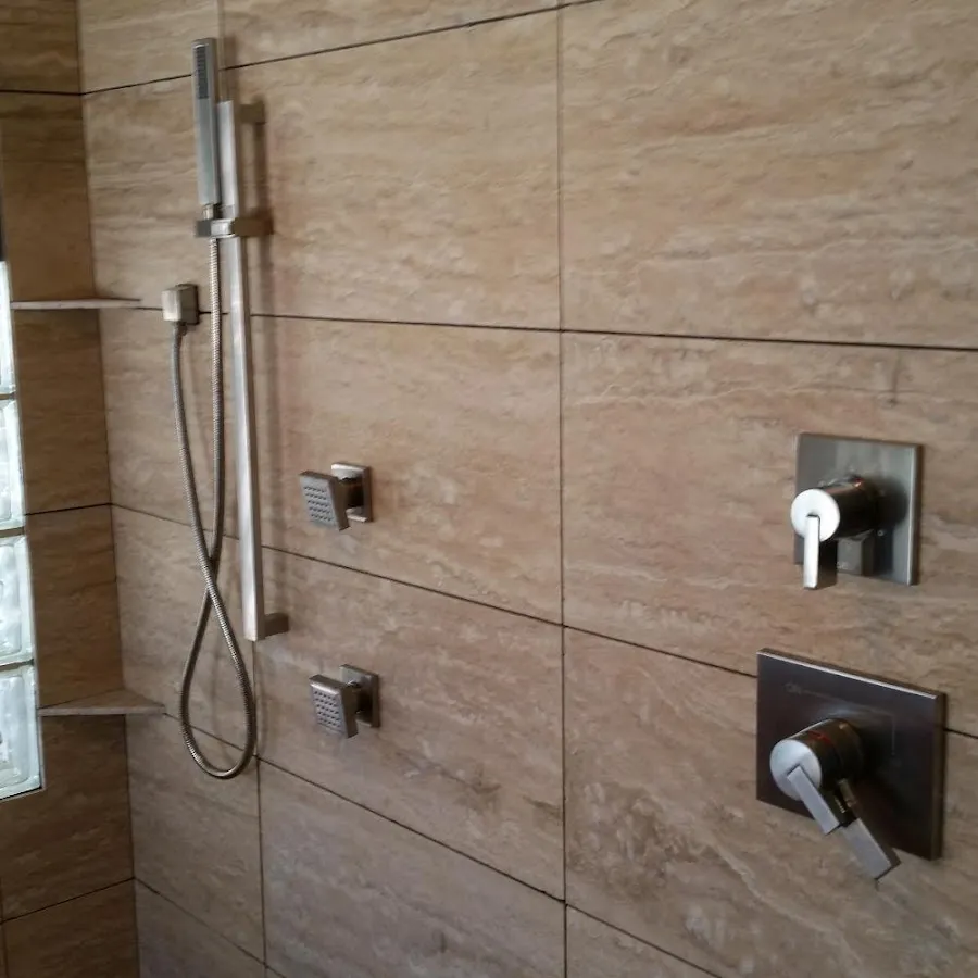 Shower fixture installation for Frozen Pipe Repair in Portage